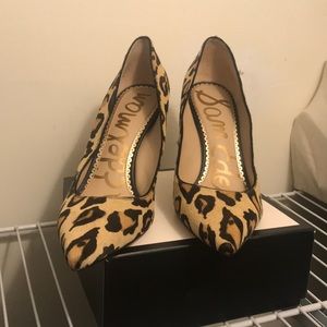 Sam Edelman Leopard Heels